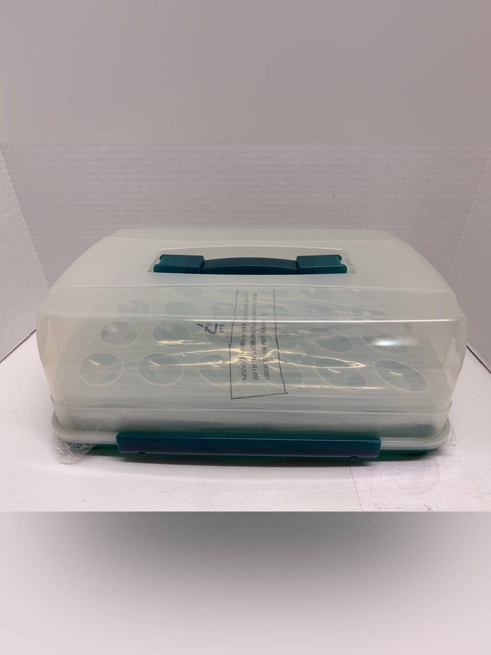 LocknLock 9x13 Cake Carrier w/ Deviled Egg & Cupcake Inserts (5 Colors Avail.)